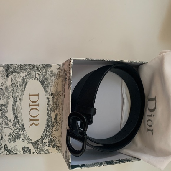 ❌SOLD❌Dior all black belt size 85 - Picture 3 of 4